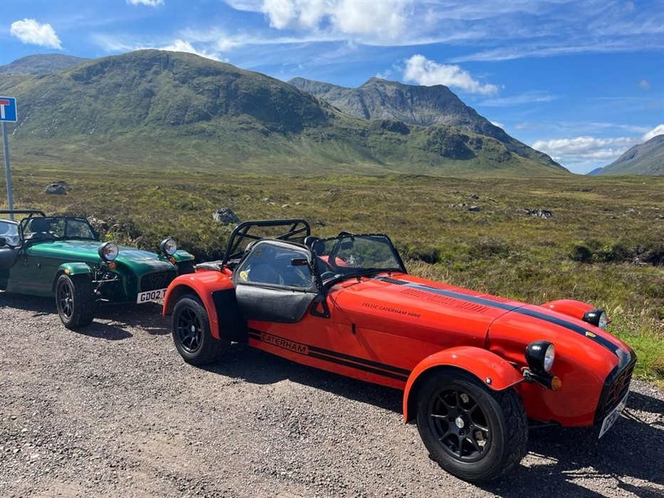 Experience Celtic Caterham Hire, Scotland